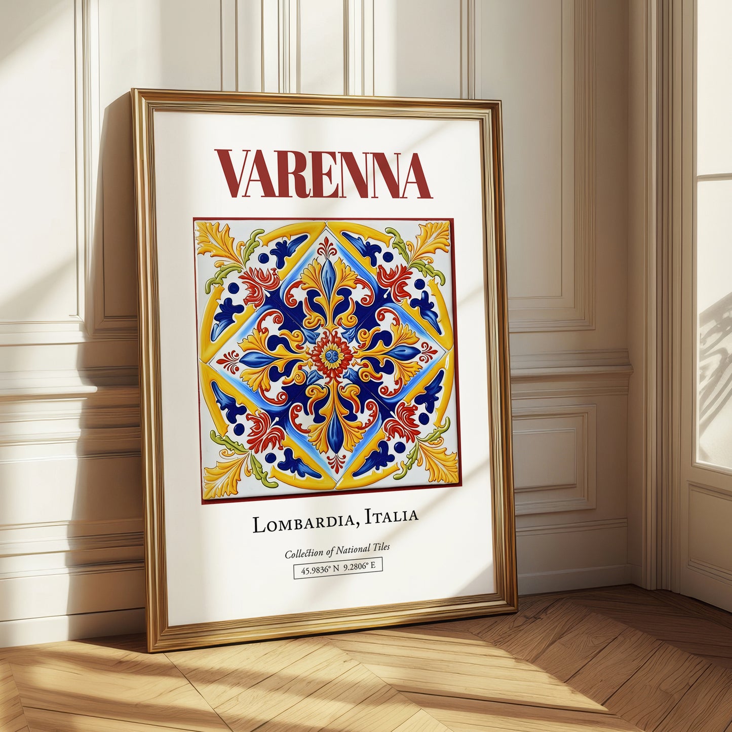 Varenna, Italy – Travel Print, styled in a charming Paris street view