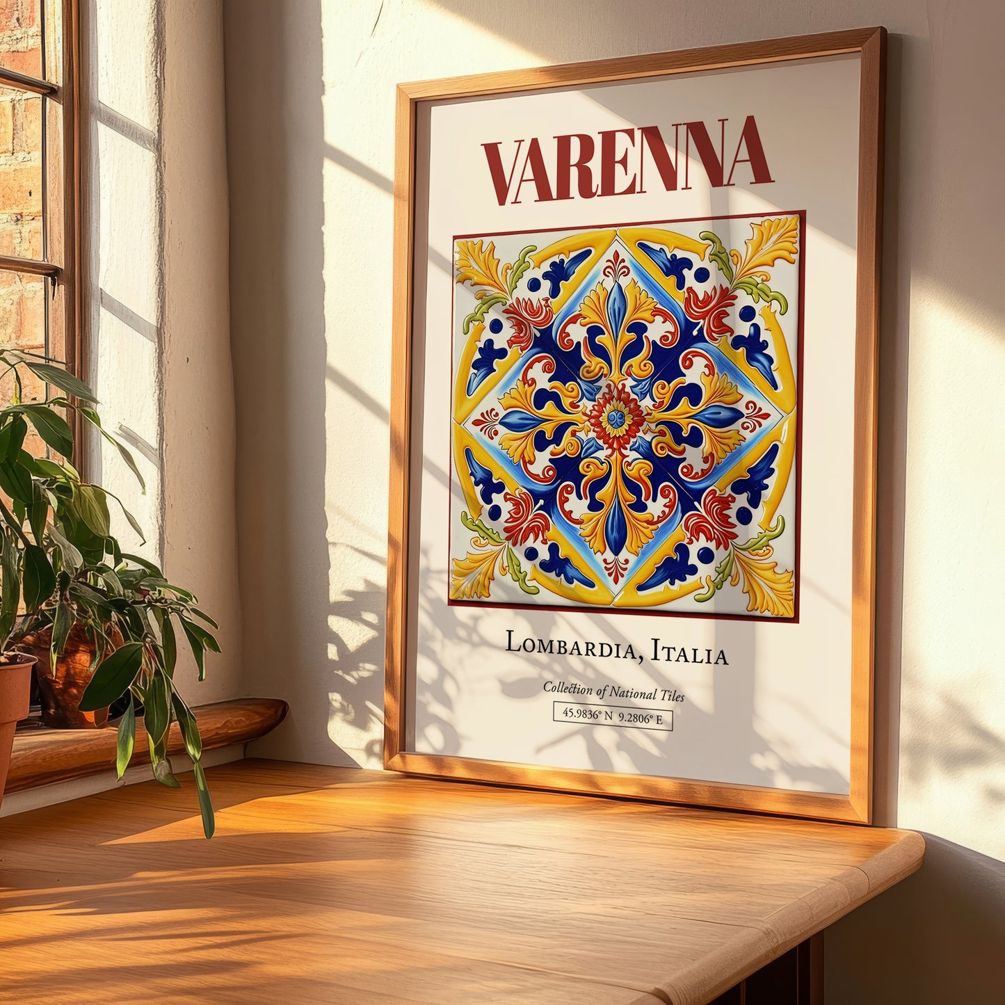 Varenna, Italy – Travel Print, clean layout with no caption