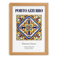 Porto Azzurro, Italy – Travel Poster, set in oak frame