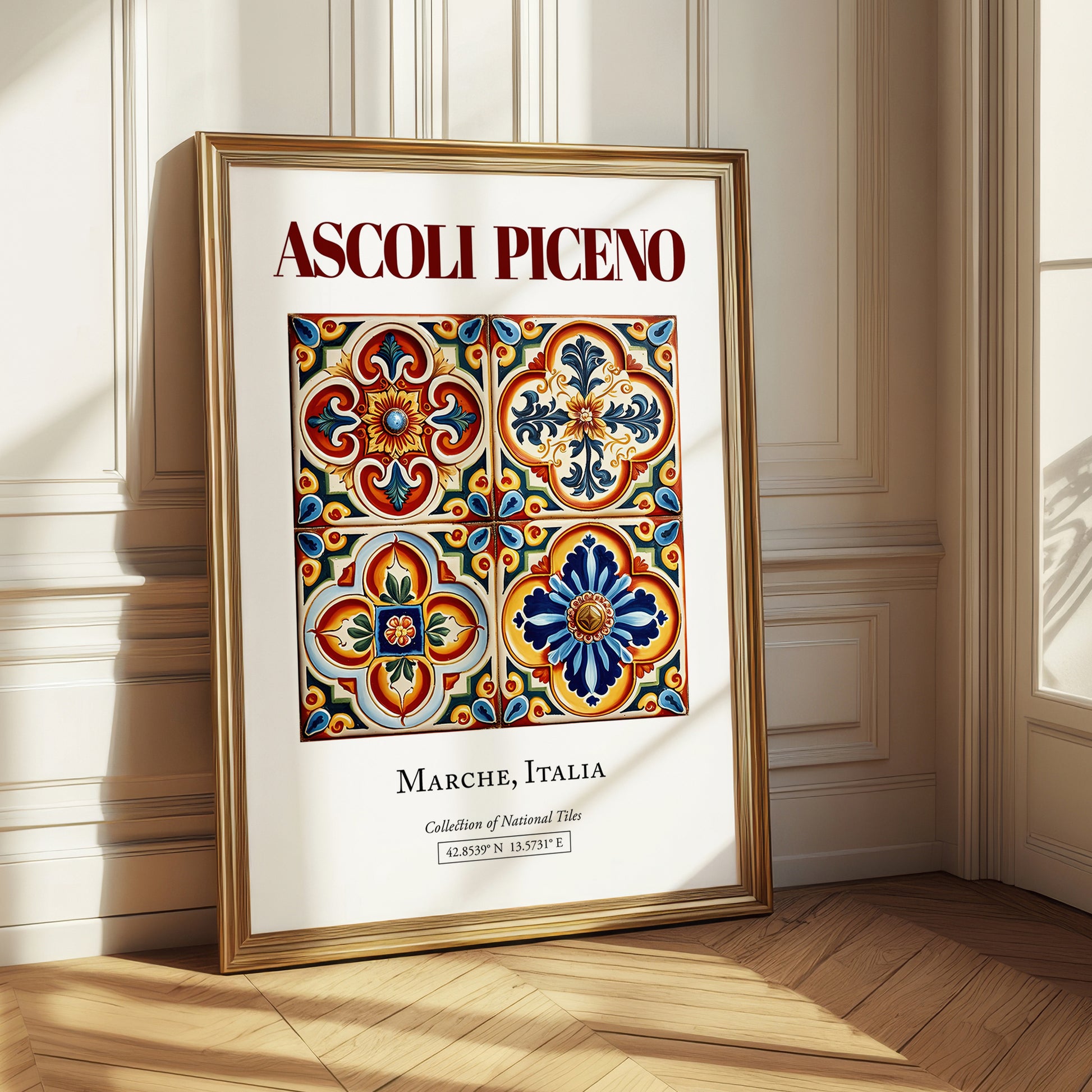 Ascoli Piceno, Italy – Travel Wall Art, styled in a charming Paris street view
