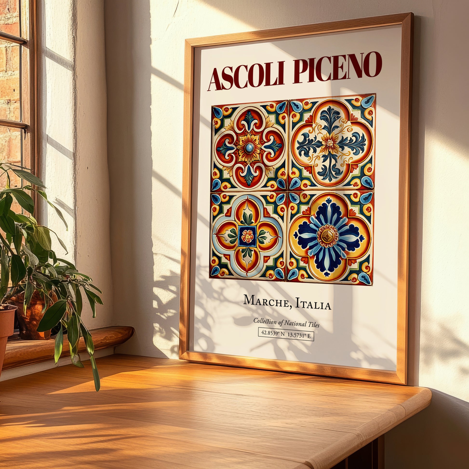 Ascoli Piceno, Italy – Travel Wall Art, clean layout with no caption