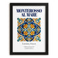 Monterosso al Mare, Italy – Travel Poster, in sleek black frame