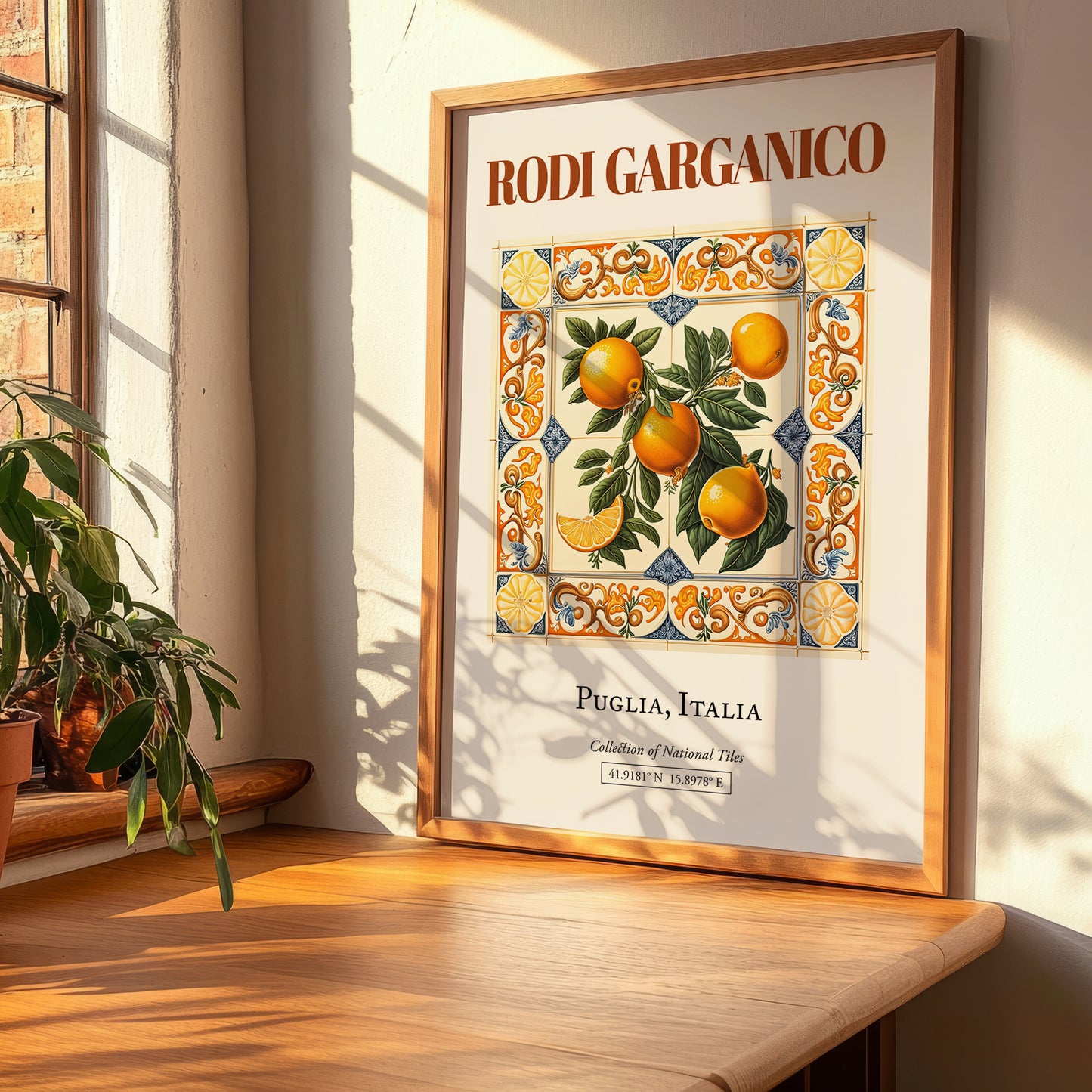 Rodi Garganico, Italy – Architectural Travel Art, clean layout with no caption