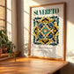 Suvereto, Italy – Travel Poster, clean layout with no caption