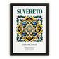 Suvereto, Italy – Travel Poster, in sleek black frame