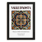 Valle d'Aosta, Italy – Travel Poster, in sleek black frame