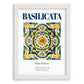 Basilicata, Italy – Travel Wall Decor, placed in minimal white frame