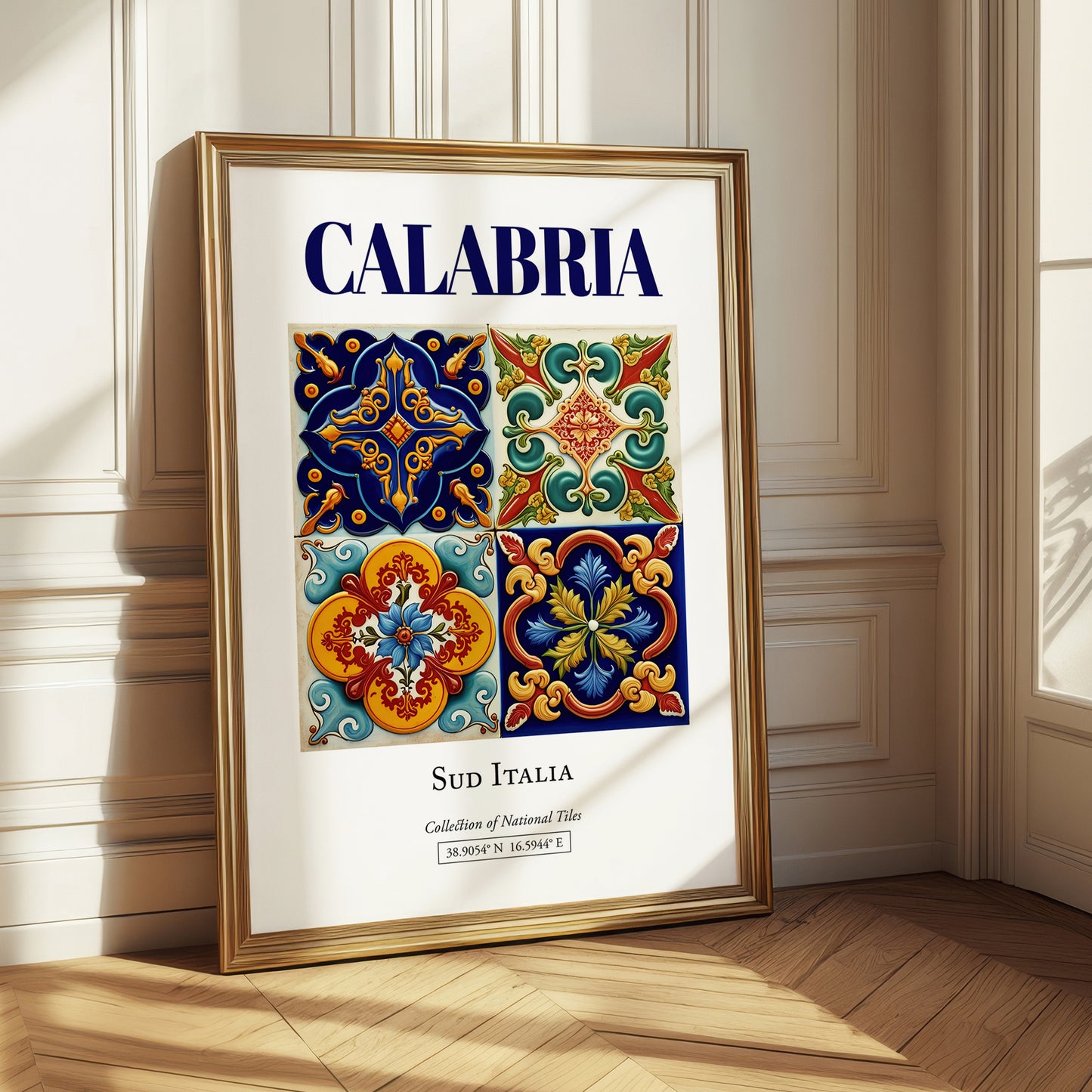 Calabria, Italy – Travel Print, styled in a charming Paris street view