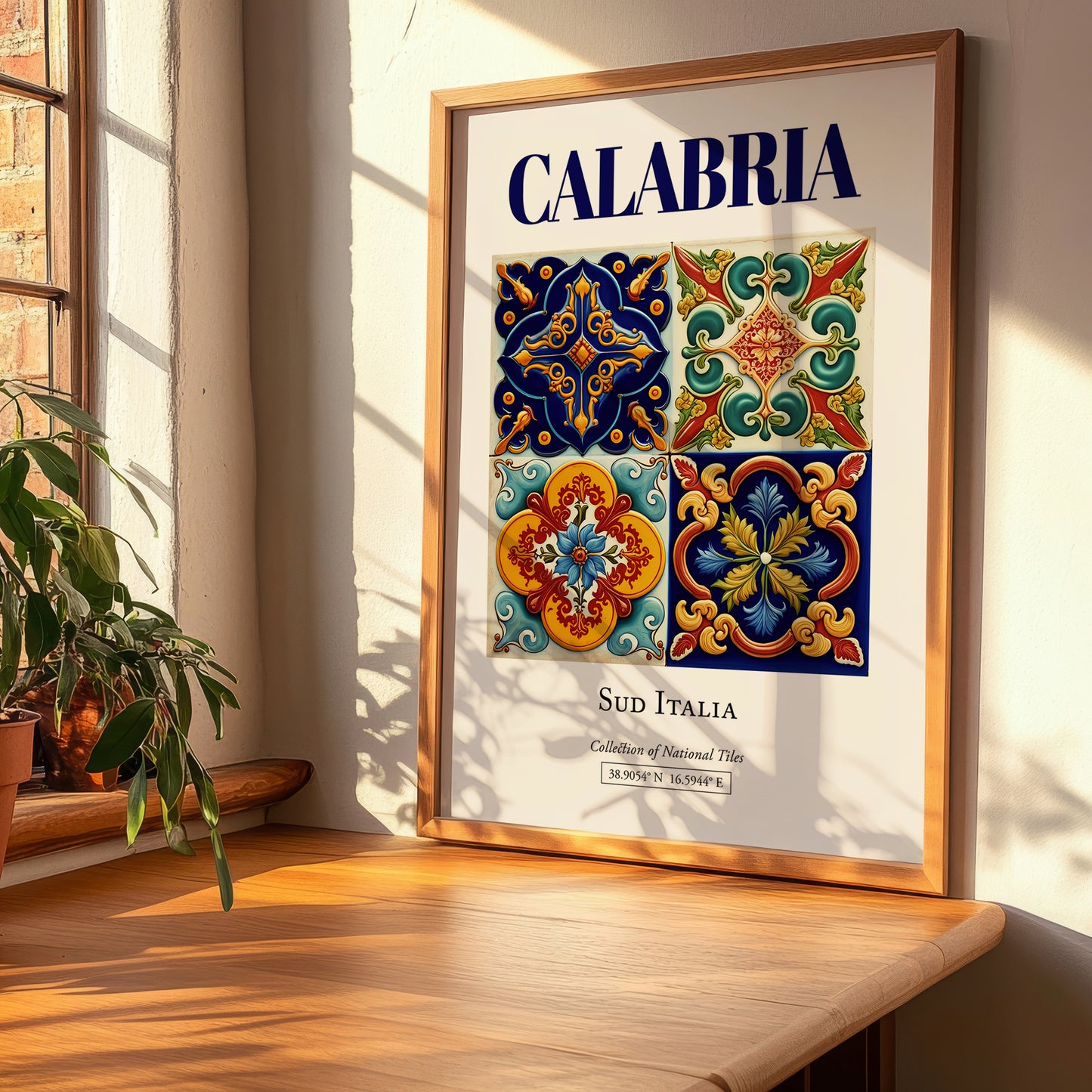 Calabria, Italy – Travel Print, clean layout with no caption