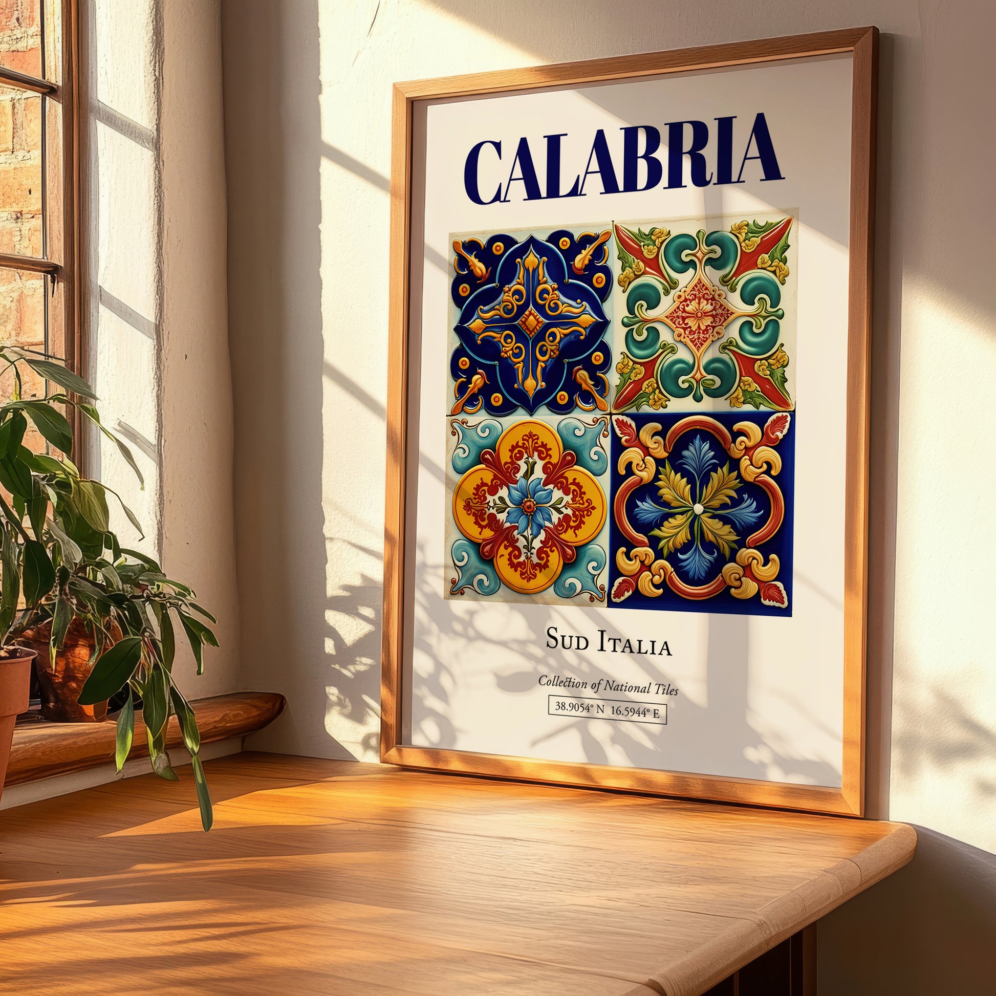 Calabria, Italy – Travel Print, clean layout with no caption