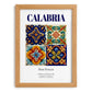 Calabria, Italy – Travel Print, set in oak frame