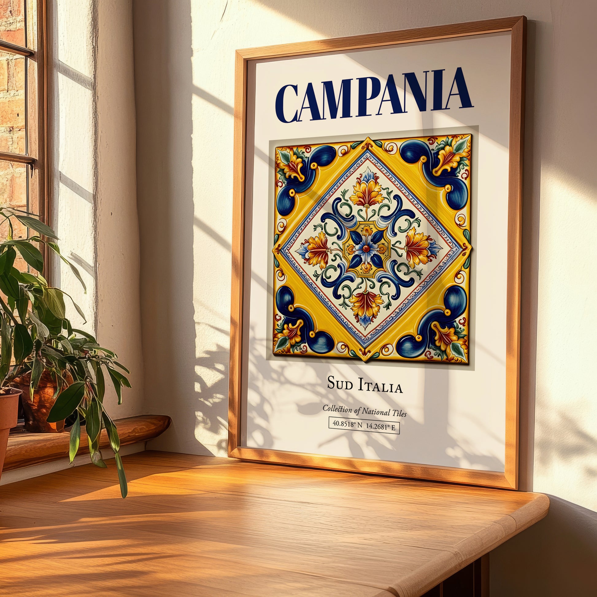 Campania, Italy – Global Cities Wall Print, clean layout with no caption