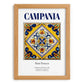 Campania, Italy – Global Cities Wall Print, set in oak frame