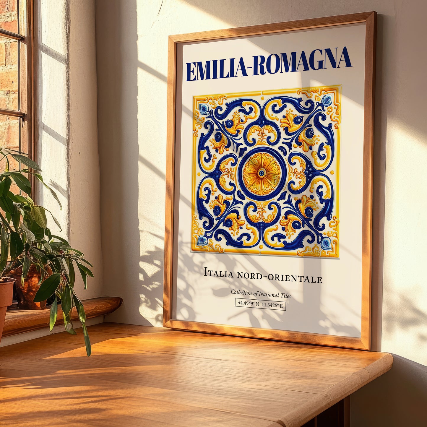 Emilia-Romagna, Italy – Travel Wall Art, clean layout with no caption