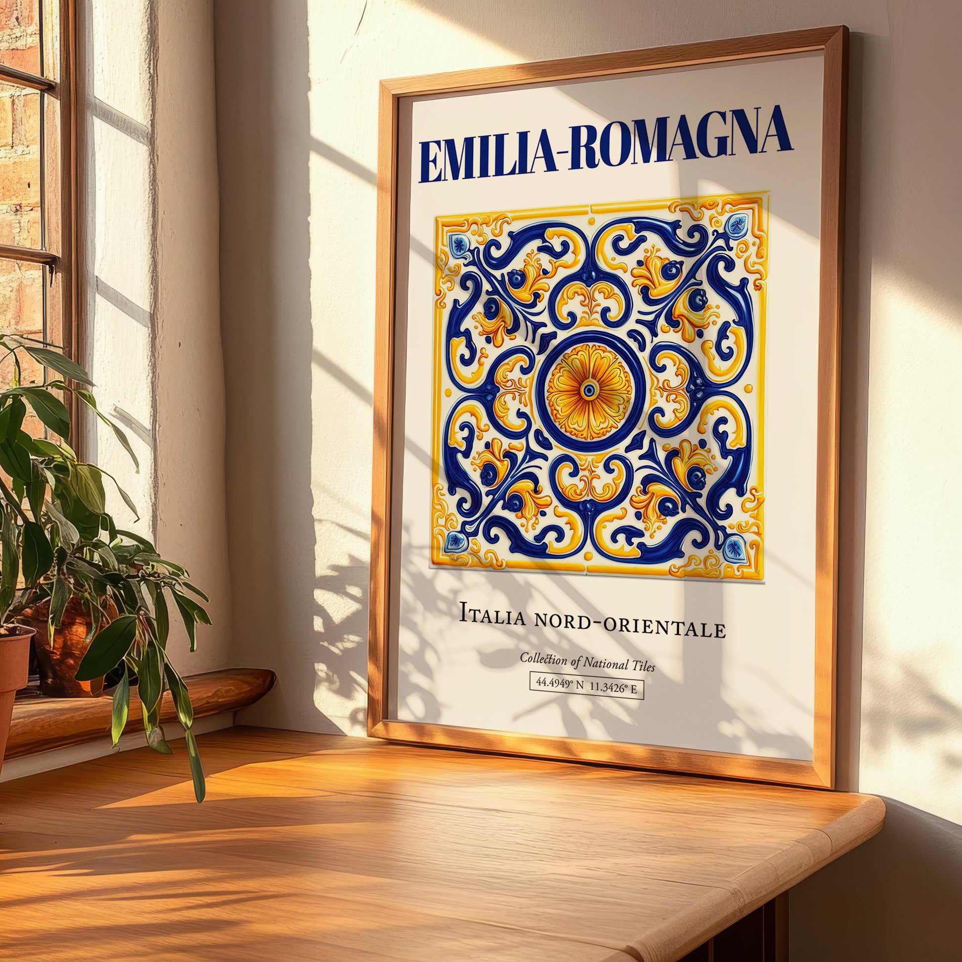 Emilia-Romagna, Italy – Travel Wall Art, clean layout with no caption