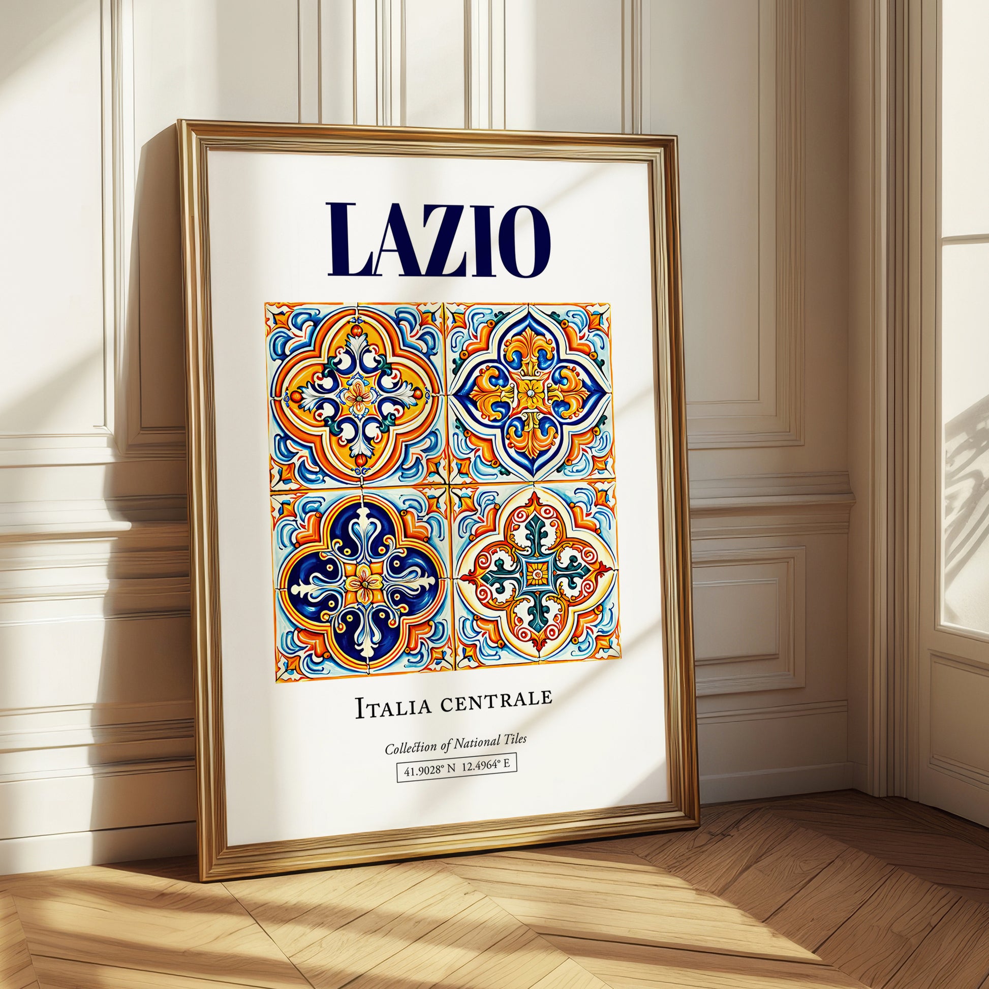 Lazio, Italy – Travel Wall Art, styled in a charming Paris street view