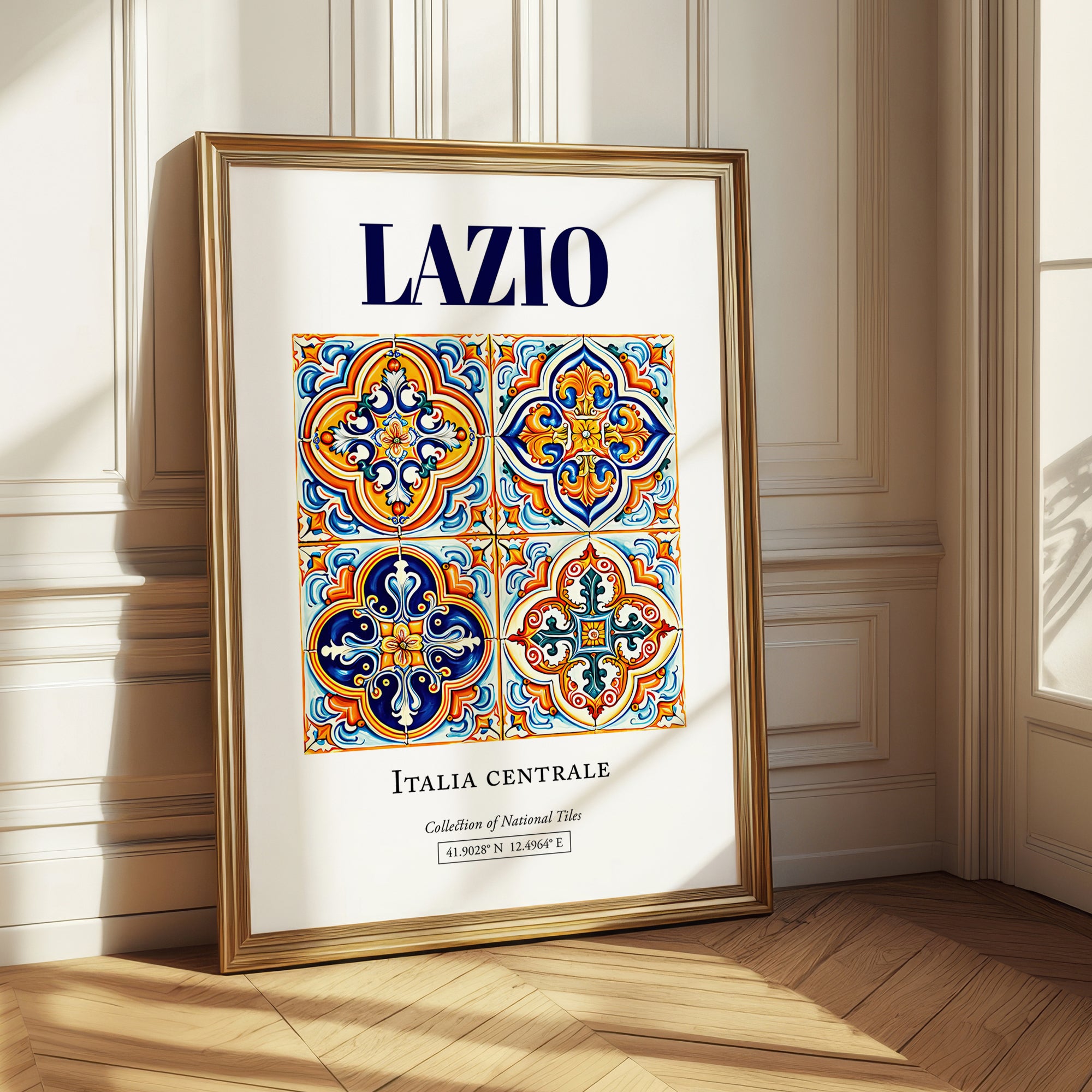 Lazio, Italy – Travel Wall Art, styled in a charming Paris street view
