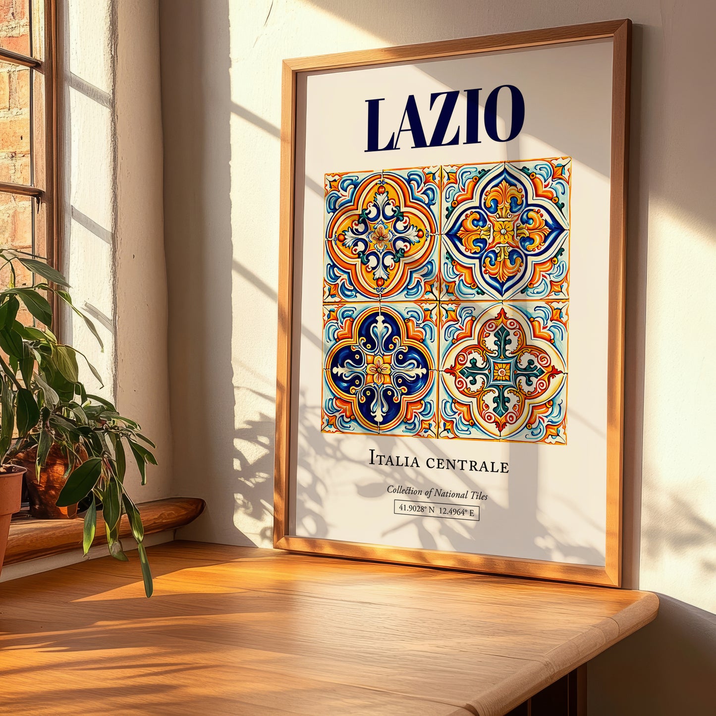 Lazio, Italy – Travel Wall Art, clean layout with no caption