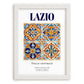 Lazio, Italy – Travel Wall Art, placed in minimal white frame