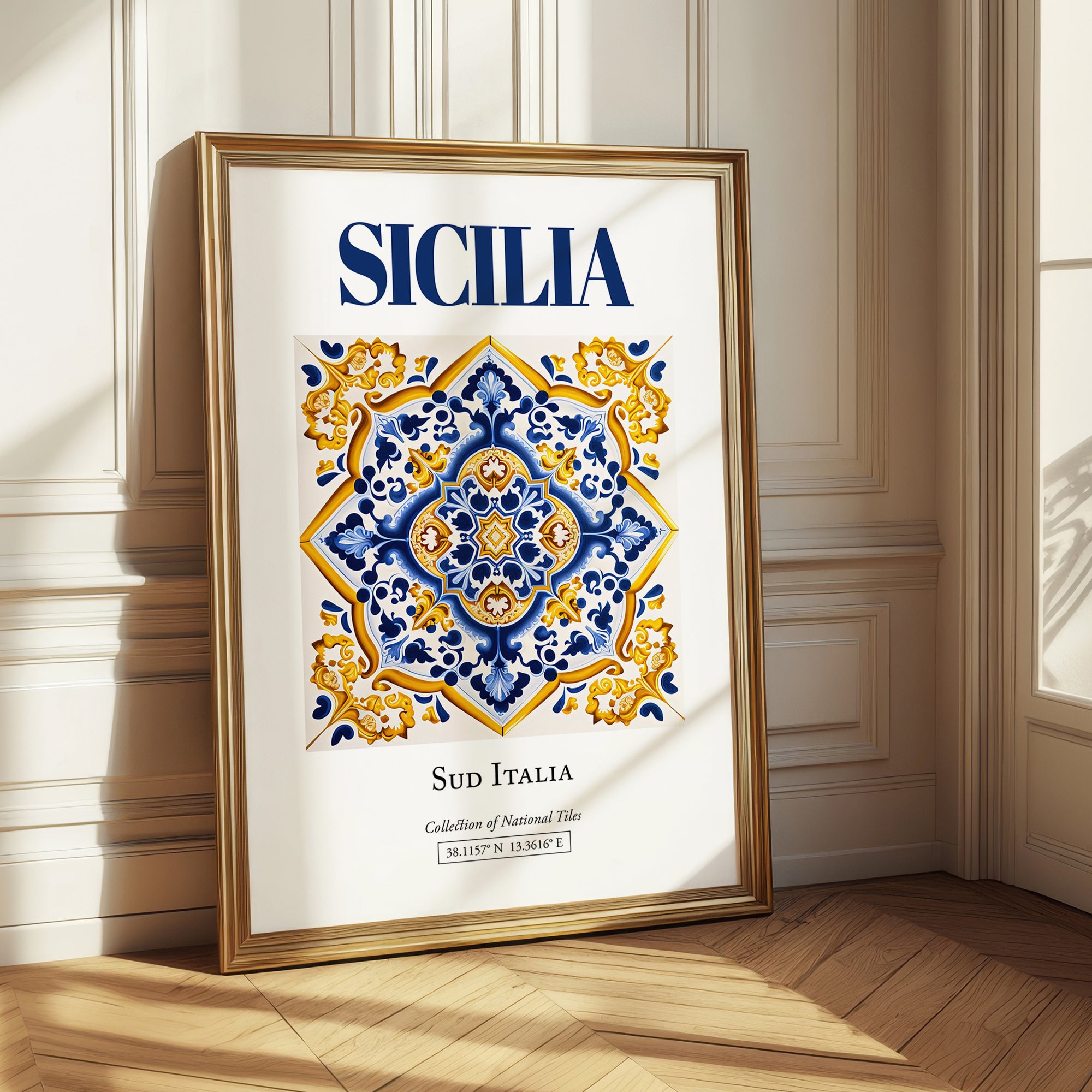 Sicilia (Sicily), Italy – Travel Wall Art, styled in a charming Paris street view