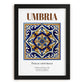 Umbria, Italy – Travel Wall Art, in sleek black frame