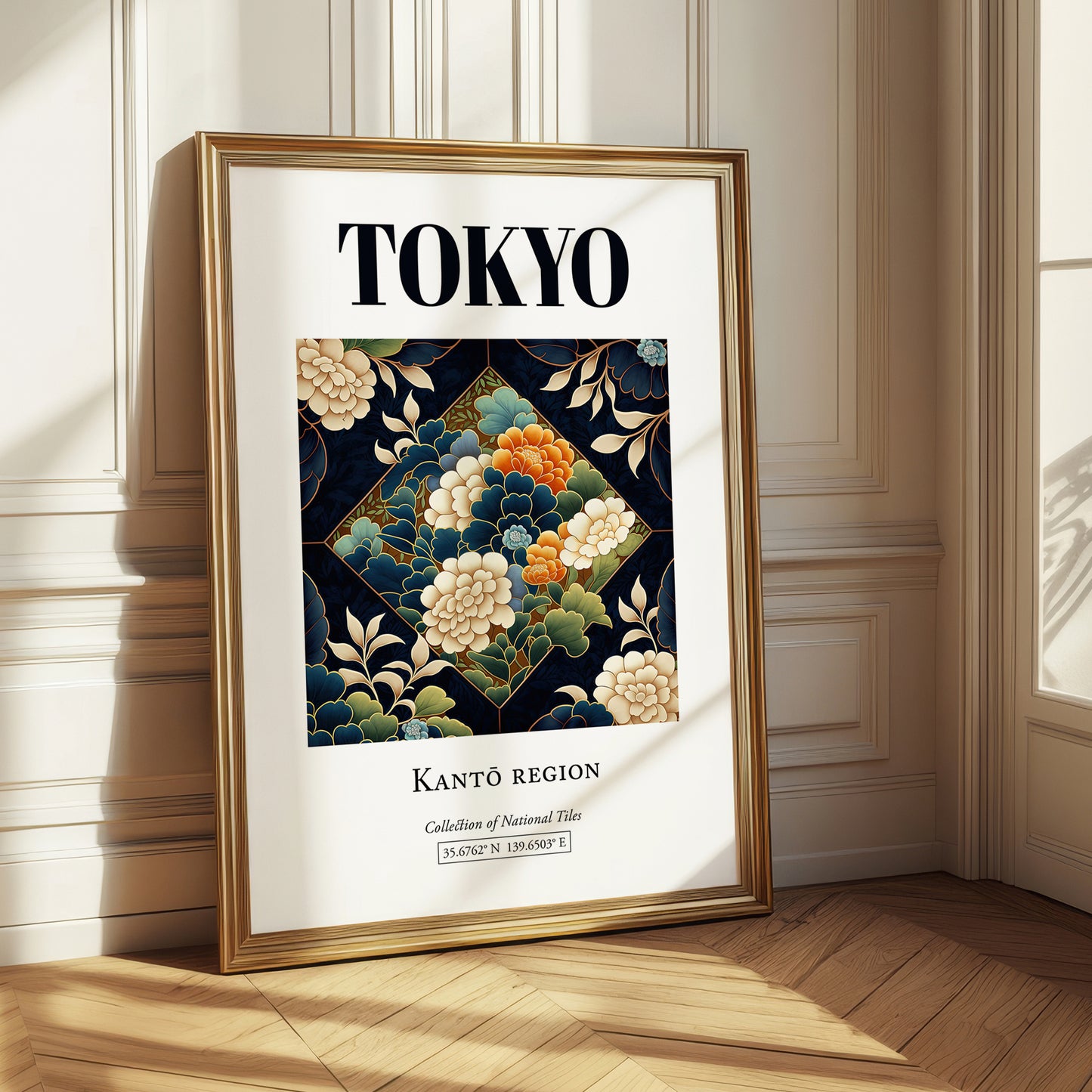 Tokyo, Japan – Travel Poster, styled in a charming Paris street view