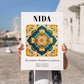 Nida, Lithuania – Wanderlust-Inspired Poster, no-text version framed in wood