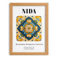 Nida, Lithuania – Wanderlust-Inspired Poster, set in oak frame