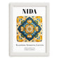 Nida, Lithuania – Wanderlust-Inspired Poster, placed in minimal white frame