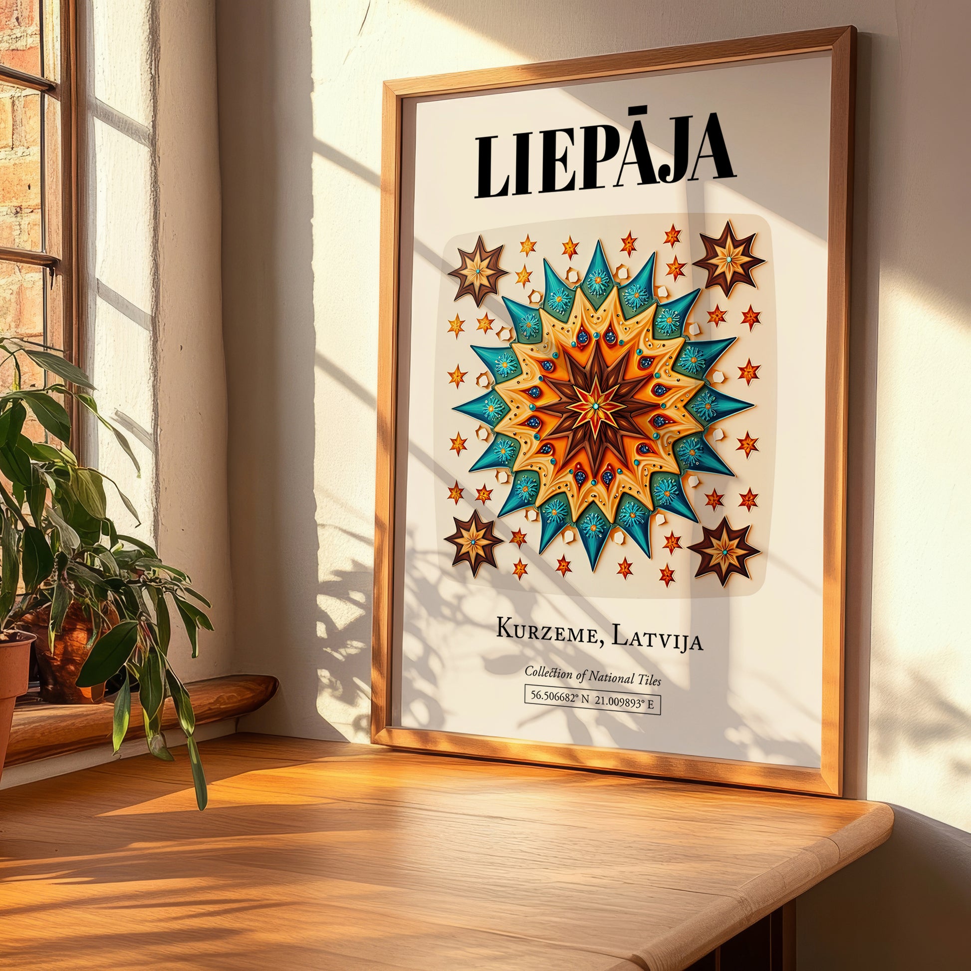 Liepāja, Latvia – National Pride Wall Decor, clean layout with no caption