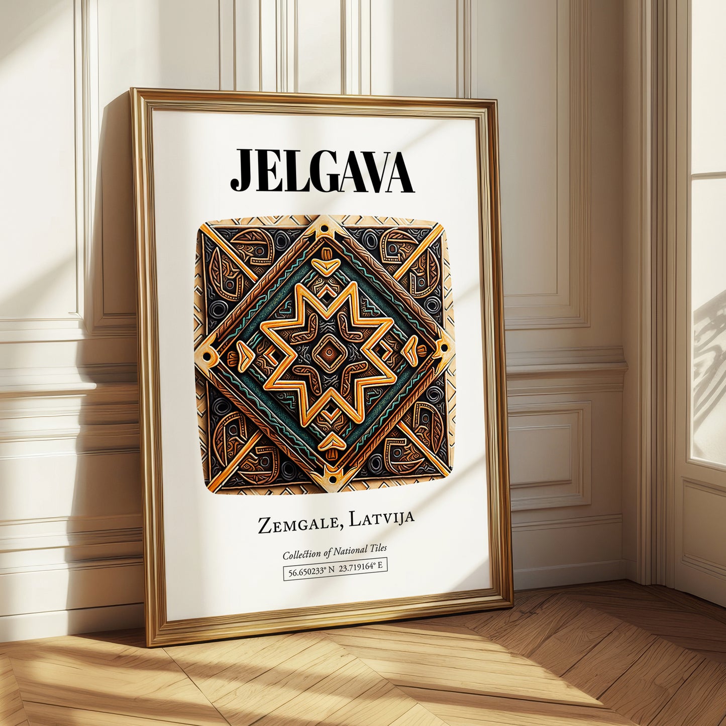 Jelgava, Latvia – Travel Wall Decor, styled in a charming Paris street view
