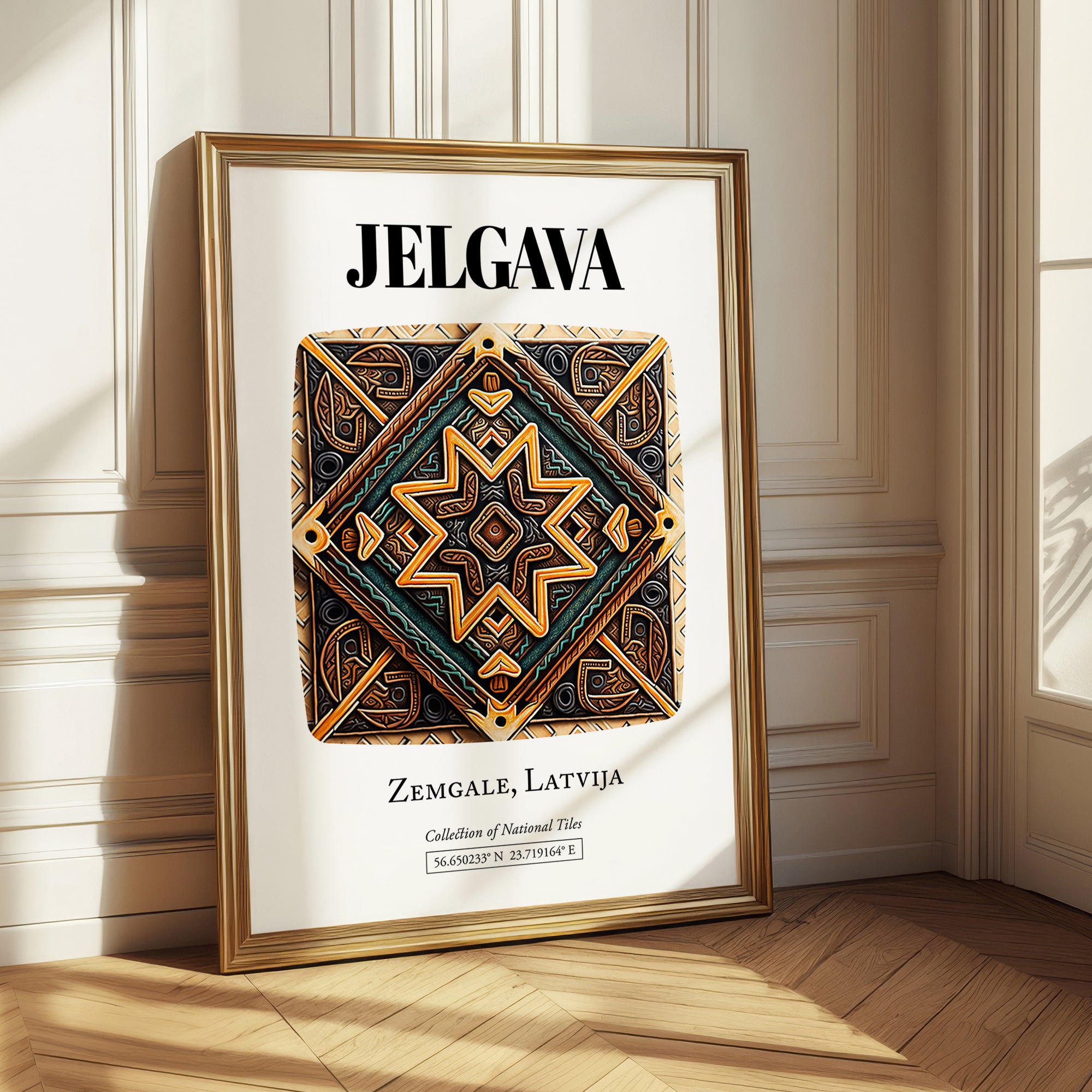 Jelgava, Latvia – Travel Wall Decor, styled in a charming Paris street view