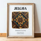 Jelgava, Latvia – Travel Wall Decor, in wooden frame leaning on the floor