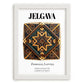 Jelgava, Latvia – Travel Wall Decor, placed in minimal white frame