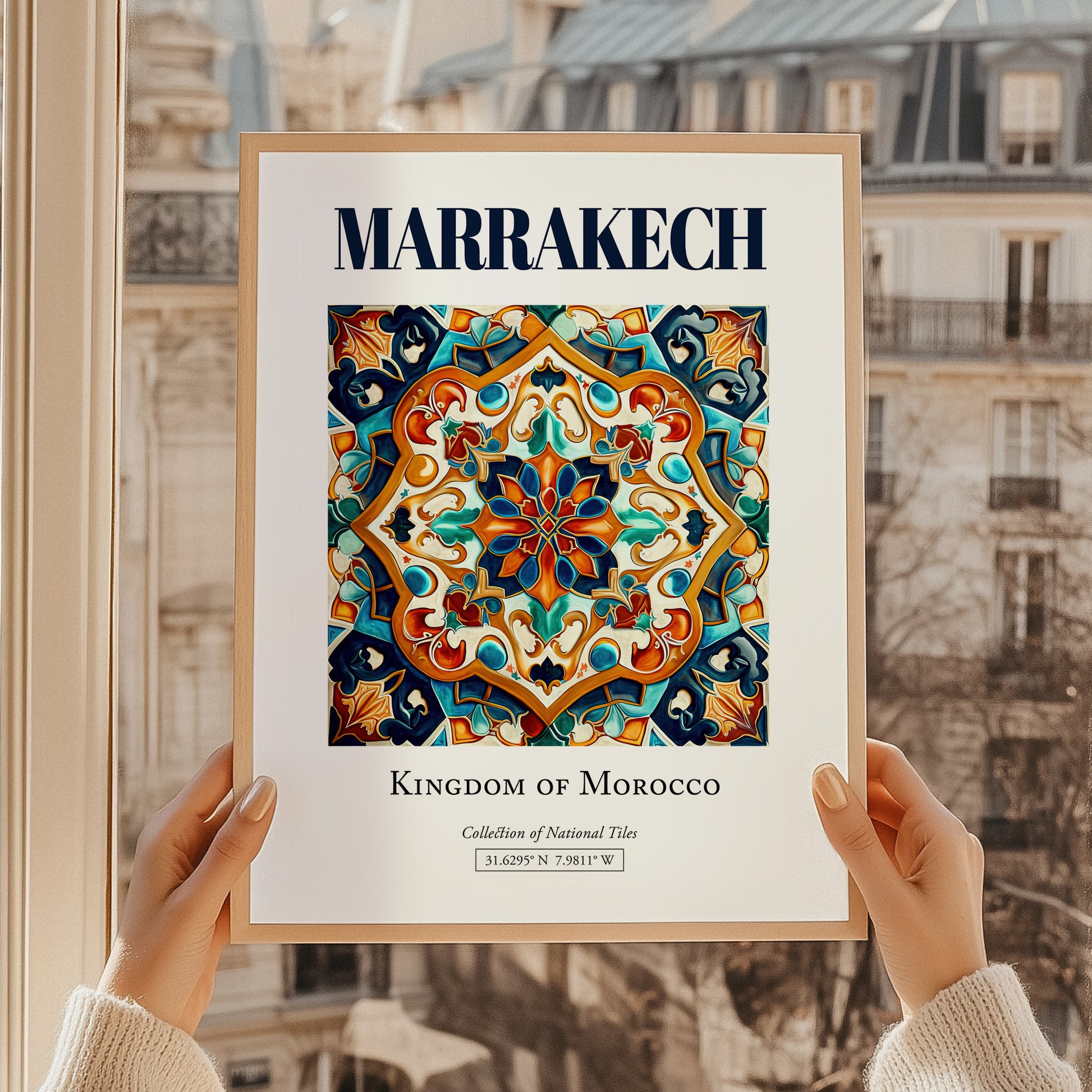 Marrakech, Morocco – Global Cities Wall Print
