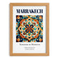 Marrakech, Morocco – Global Cities Wall Print, set in oak frame