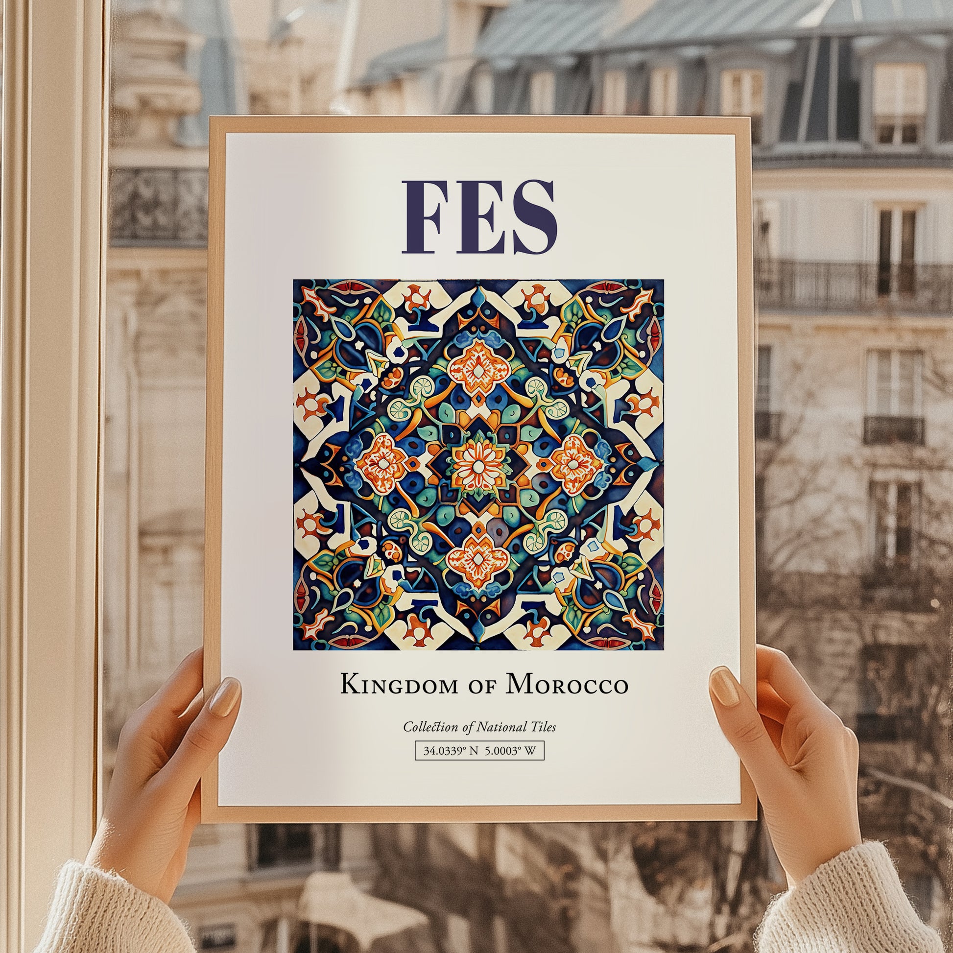 Fes, Morocco – Travel Poster