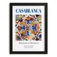 Casablanca, Morocco – Travel Wall Decor, in sleek black frame