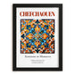 Chefchaouen, Morocco – Cityscape Wall Art, in sleek black frame