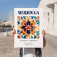 Merzouga, Morocco – Travel Wall Art, no-text version framed in wood
