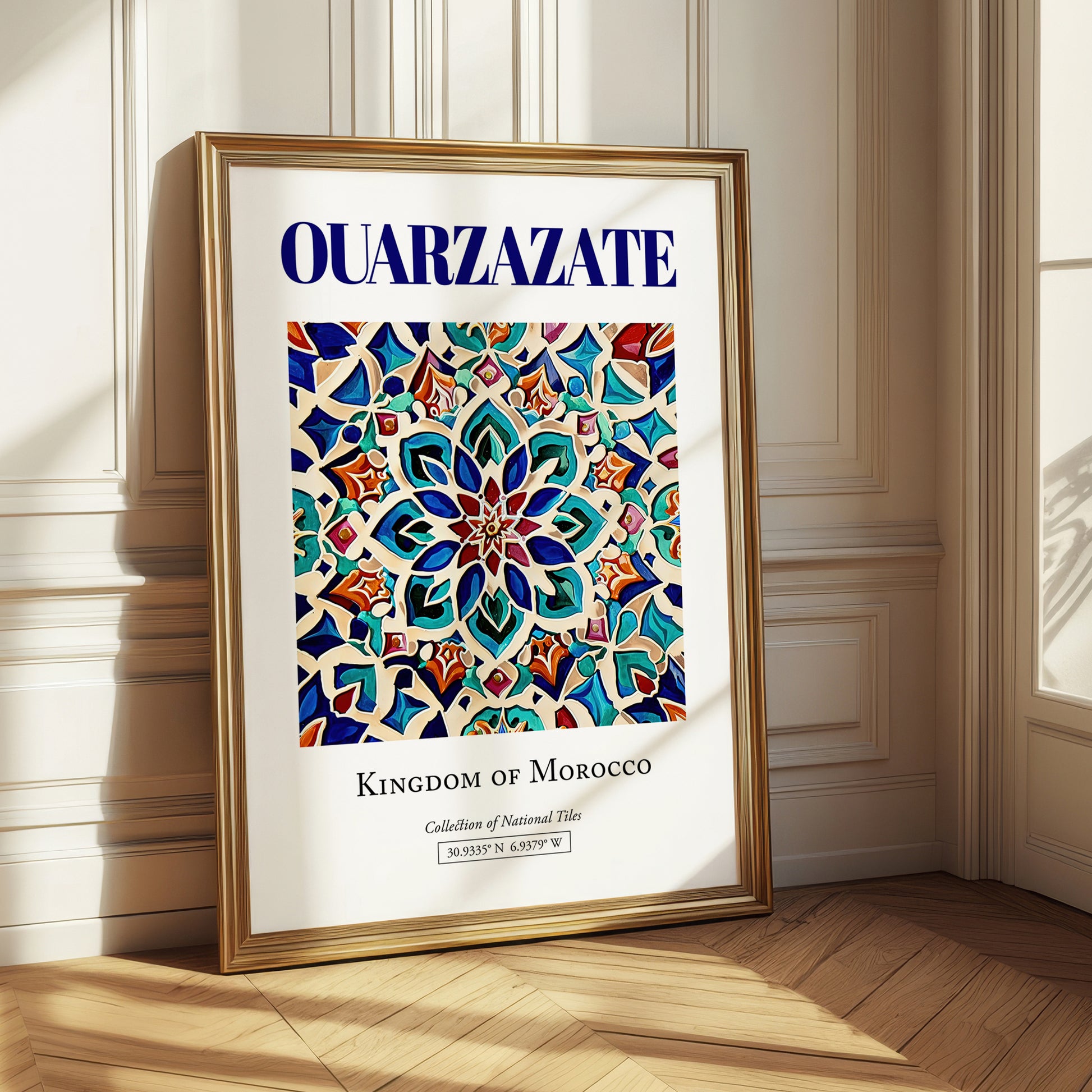 Ouarzazate, Morocco – Travel Wall Art, styled in a charming Paris street view