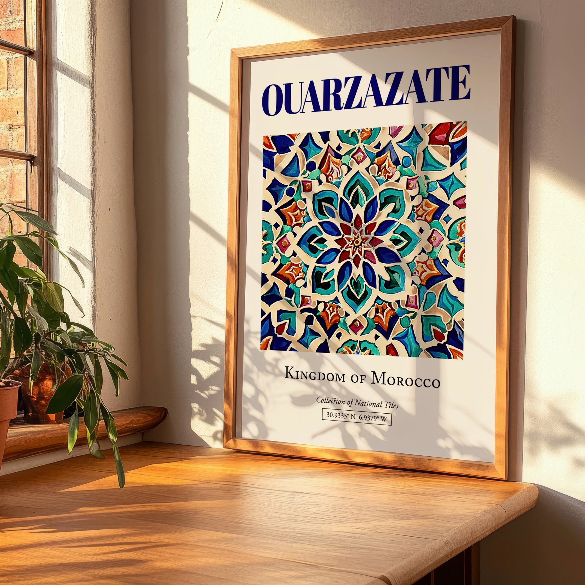 Ouarzazate, Morocco – Travel Wall Art, clean layout with no caption