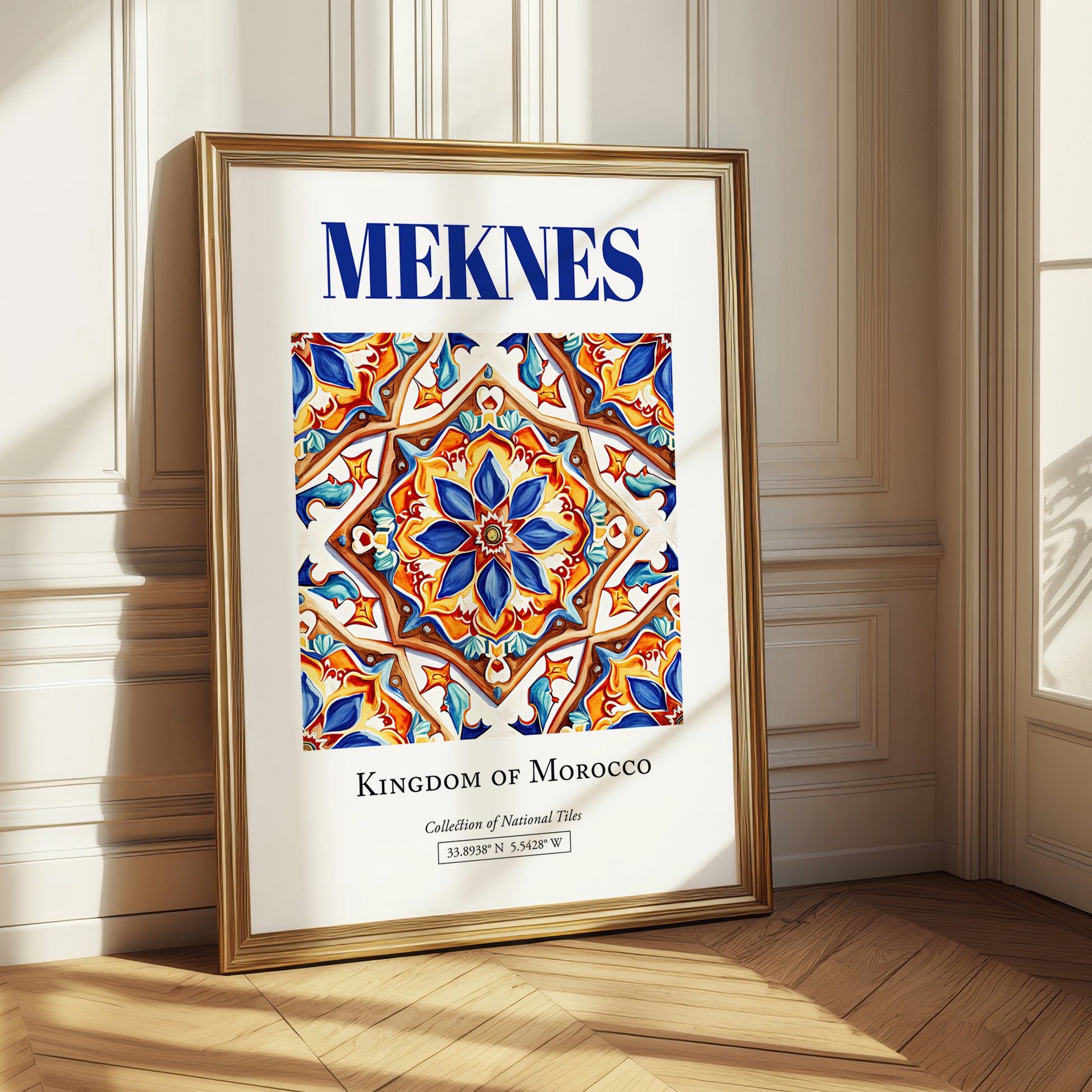 Meknes, Morocco – Travel Wall Decor, styled in a charming Paris street view