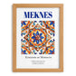 Meknes, Morocco – Travel Wall Decor, set in oak frame