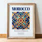 Morocco, Morocco – Wanderlust Wall Decor, in wooden frame leaning on the floor