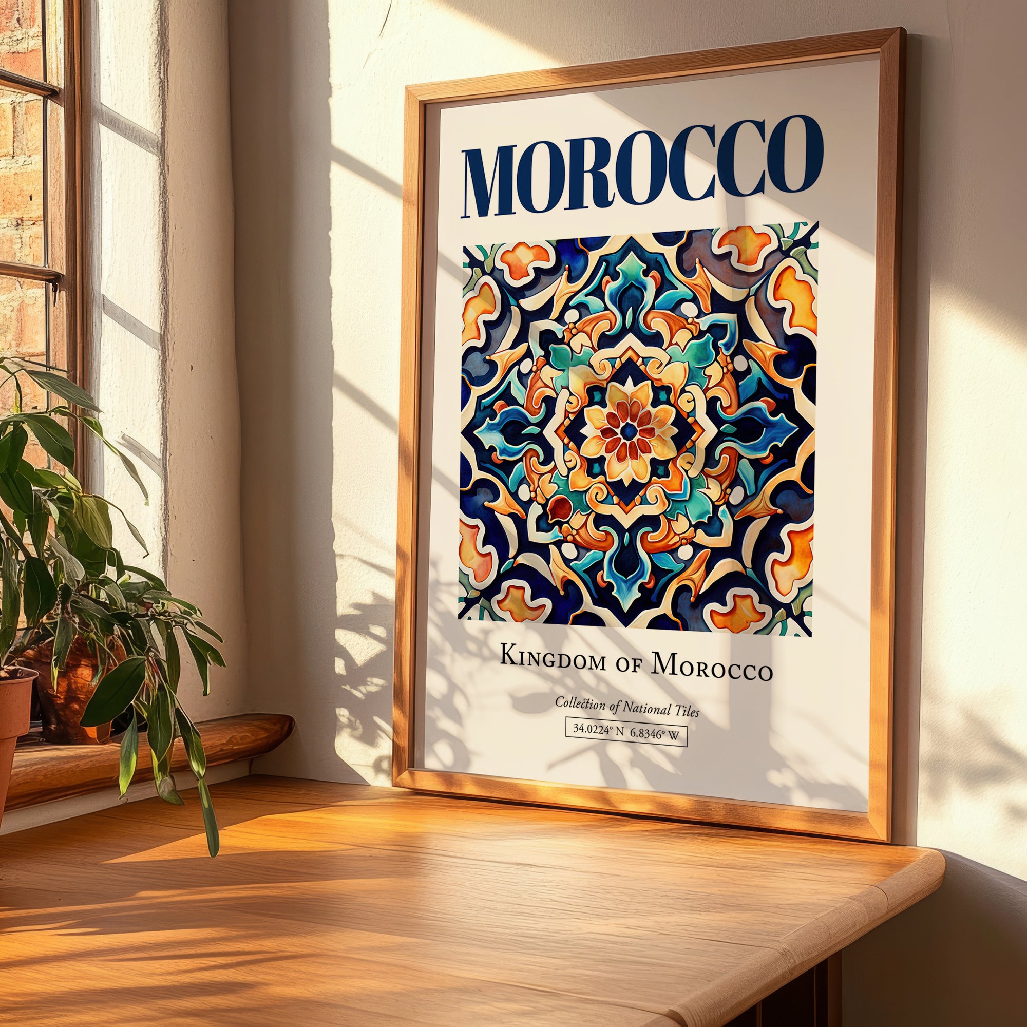Morocco, Morocco – Wanderlust Wall Decor, clean layout with no caption