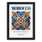 Morocco, Morocco – Wanderlust Wall Decor, in sleek black frame