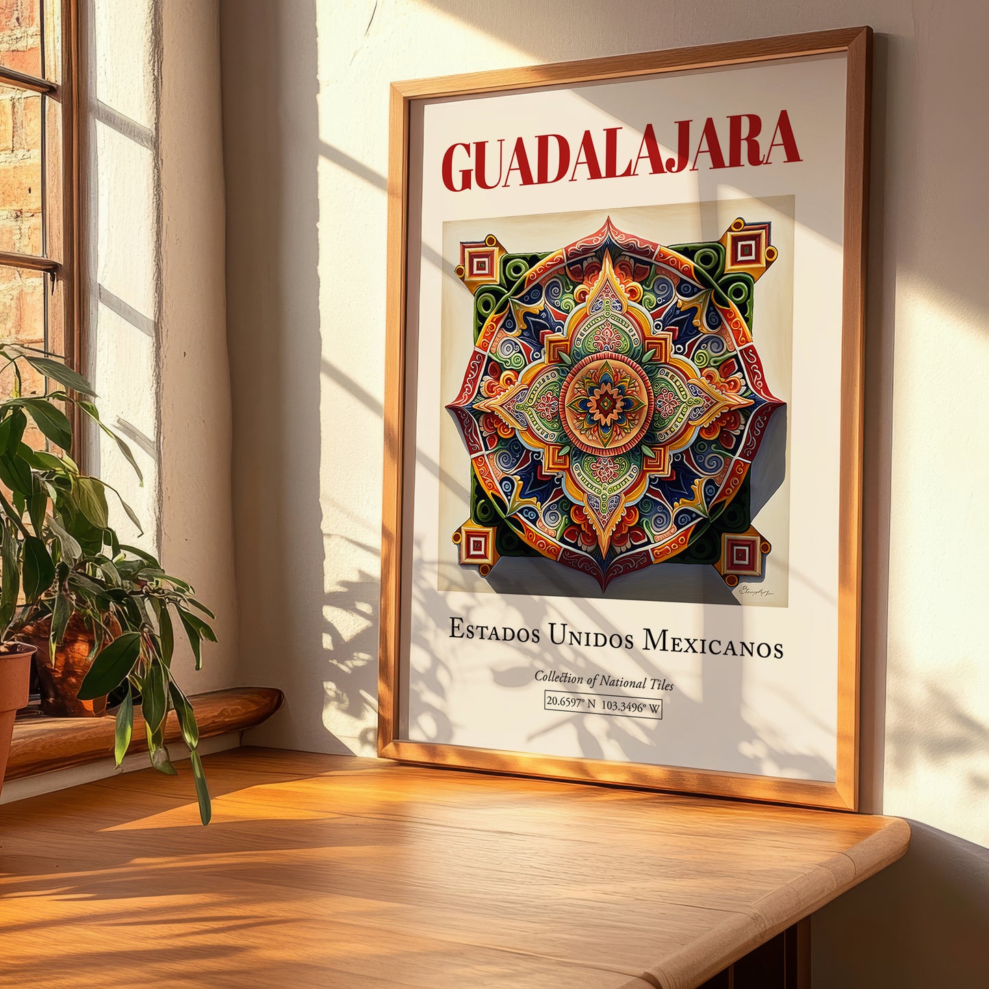 Guadalajara, Mexico – Travel Poster, clean layout with no caption