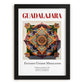 Guadalajara, Mexico – Travel Poster, in sleek black frame