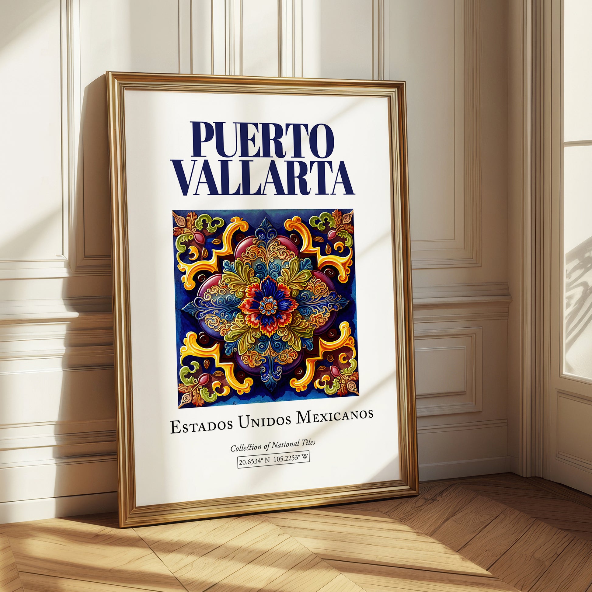 Puerto Vallarta, Mexico – Tourist Destination Poster, styled in a charming Paris street view
